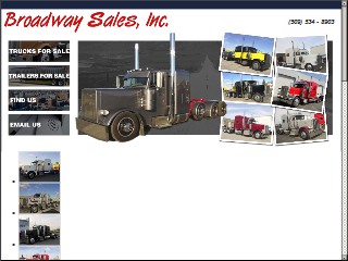 Web site www.broadwaysalesinc.com, Broadway Sales