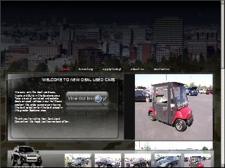 Web site www.newdealusedcarsinc.com, New Deal Used Cars