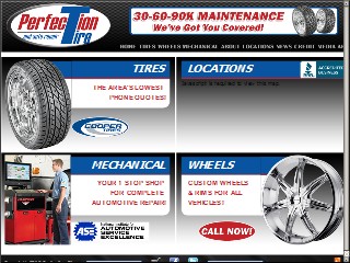 Web site https://perfectiontire.com/stores/spokane-downtown-store/, Perfection Tire and Auto Repair