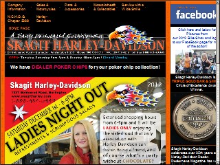 Web site www.skagitharley.com, North Cascades Harley Davidson