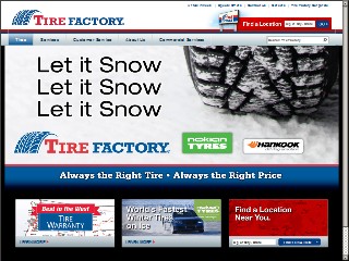 Web site www.tirefactory.com, Earley's Point S