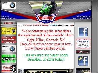 Web site www.westsideracing.com, Westside Motorsports