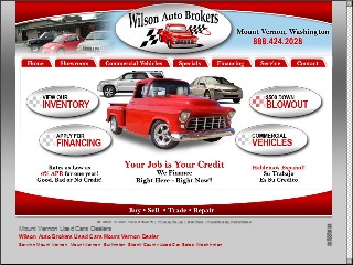 Web site www.wilsonautobrokers.com, Wilson Auto Brokers